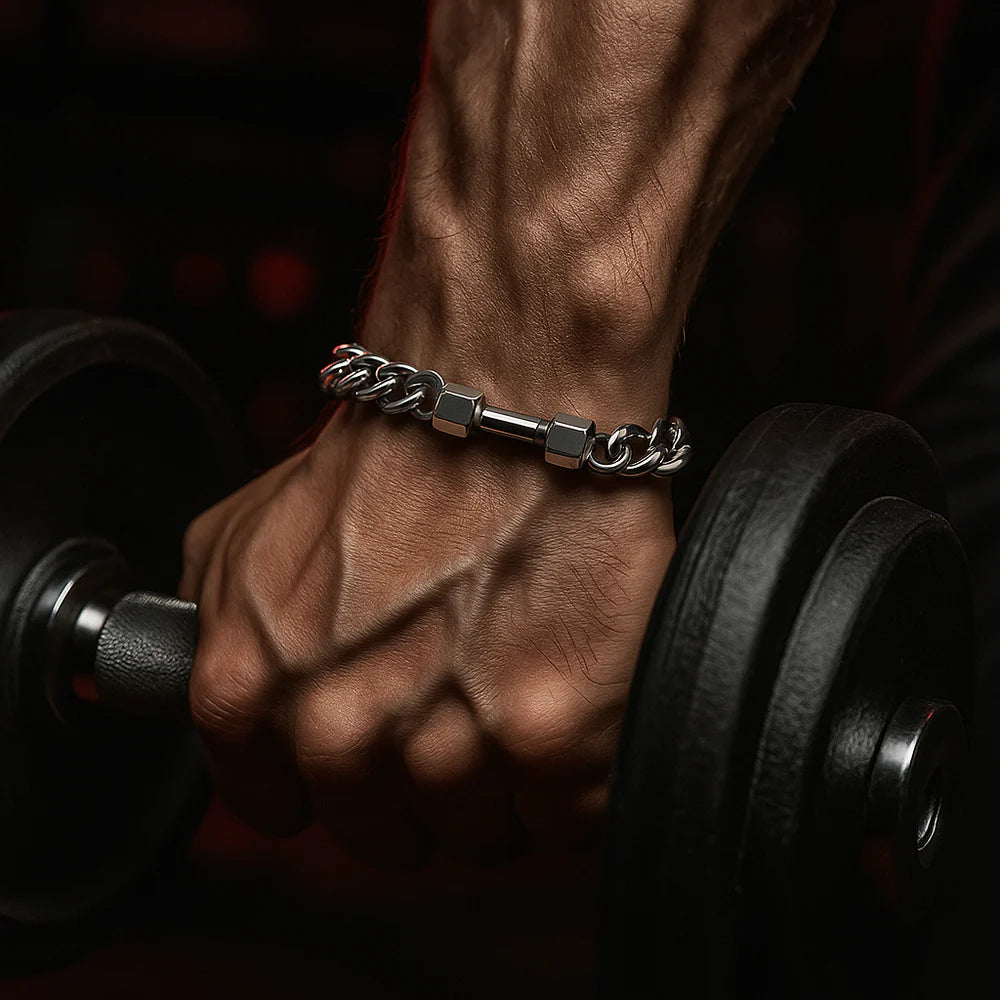 Cuban Dumbbell Bracelet