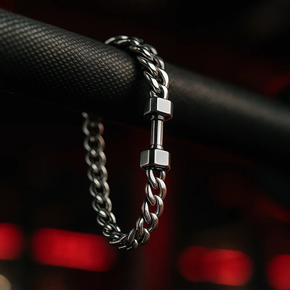 Cuban Dumbbell Bracelet