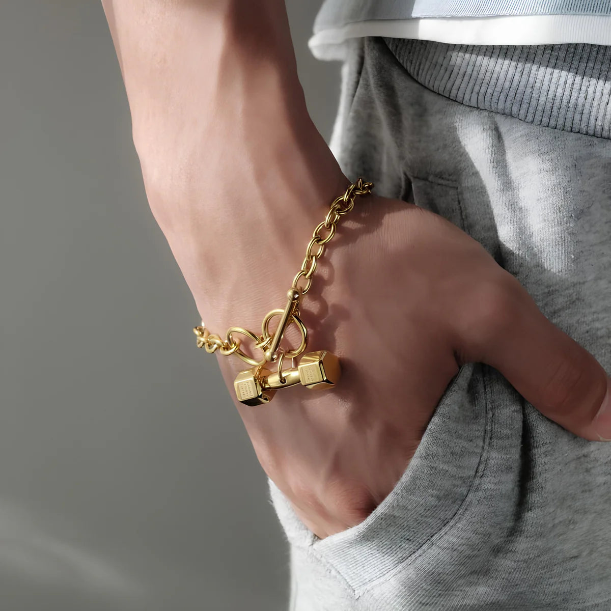 Dumbbell Bracelet